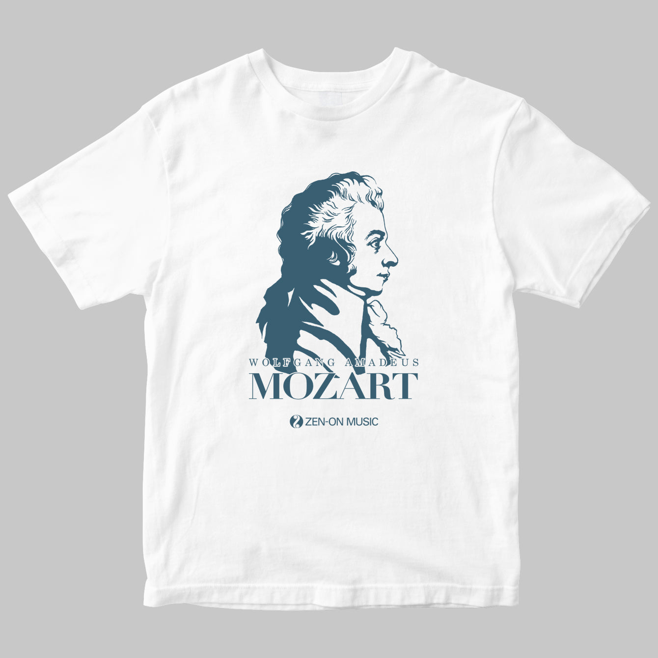全音楽譜出版社のロゴTシャツ（モーツァルト）