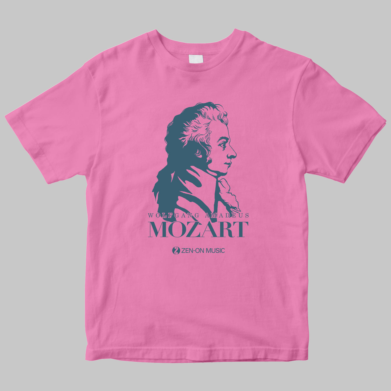 全音楽譜出版社のロゴTシャツ（モーツァルト）