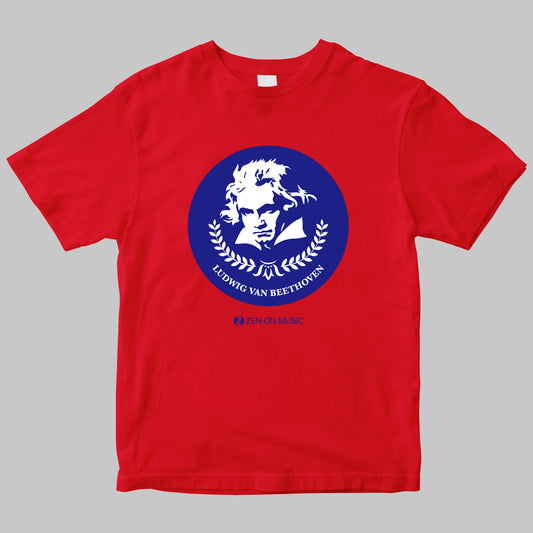 全音楽譜出版社のロゴTシャツ（ベートーヴェン）