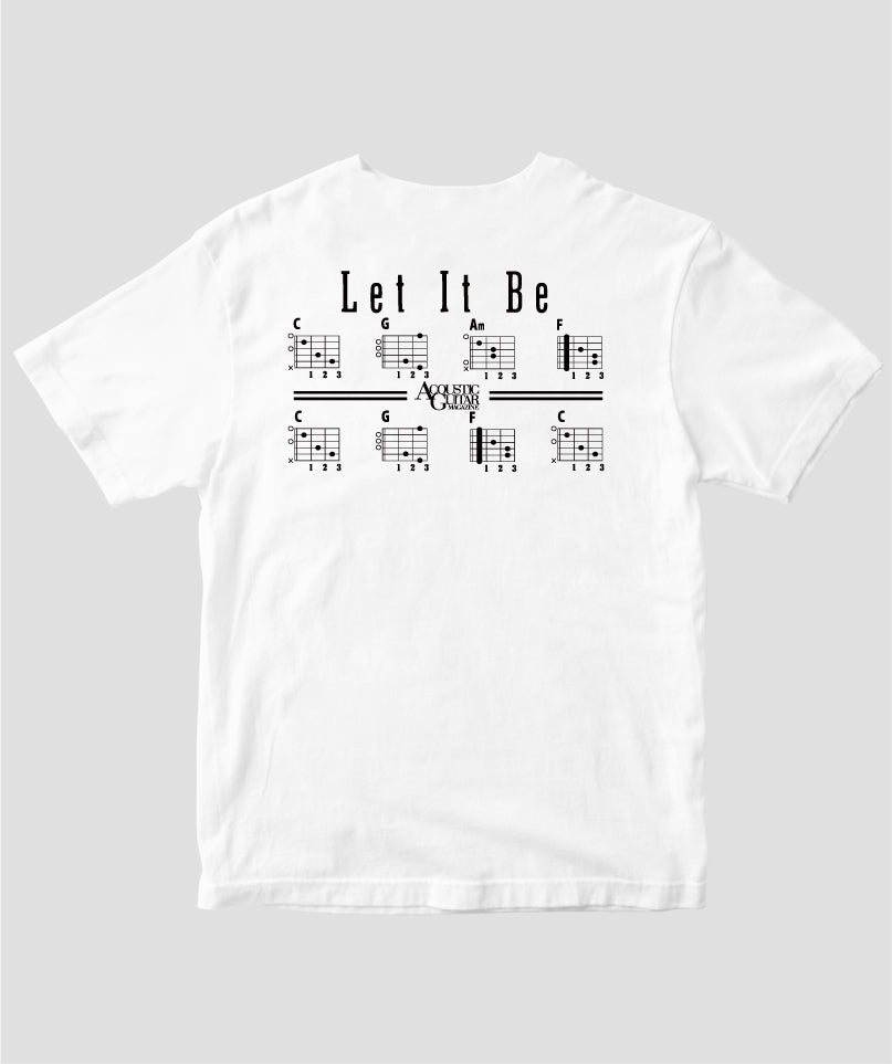 名曲コード進行Tシャツ Vol.3～Let IT Be進行 Type A
