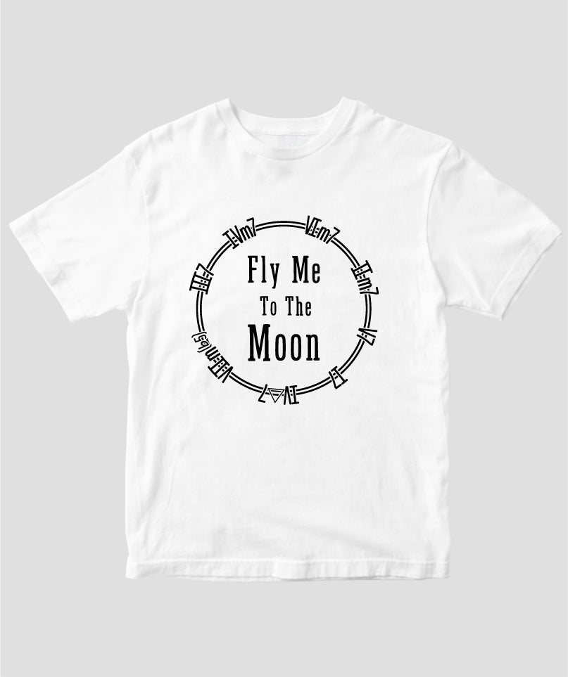 名曲コード進行Tシャツ Vol.4～Fly Me To The Moon進行 Type A