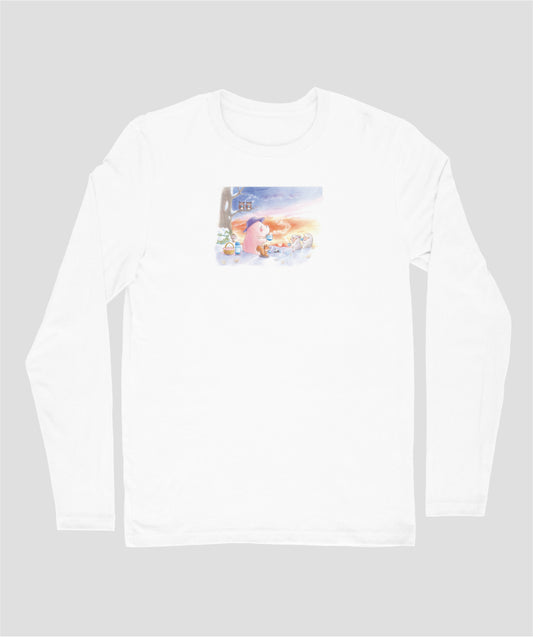 夕陽を眺めながら、みんなでお茶を / もりのとしこ