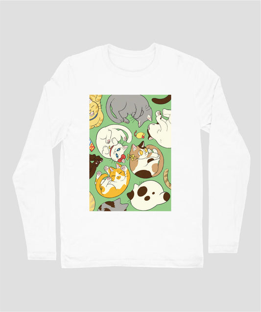 「ねこたち」 / かルル(ロンT)