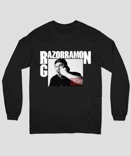 METAL HAMMER JAPAN Presents/レイザーラモンRG“ARUARU of METAL”ロング・スリーブ・シャツ