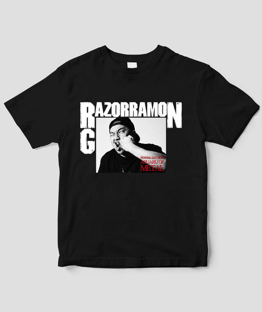 METAL HAMMER JAPAN Presents/レイザーラモンRG“ARUARU of METAL”Tシャツ