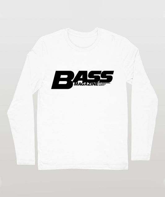 ベーマガ・ロゴT ホワイト×ブラック(長袖)