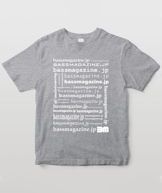 bassmagazine.jp Tシャツ-白文字