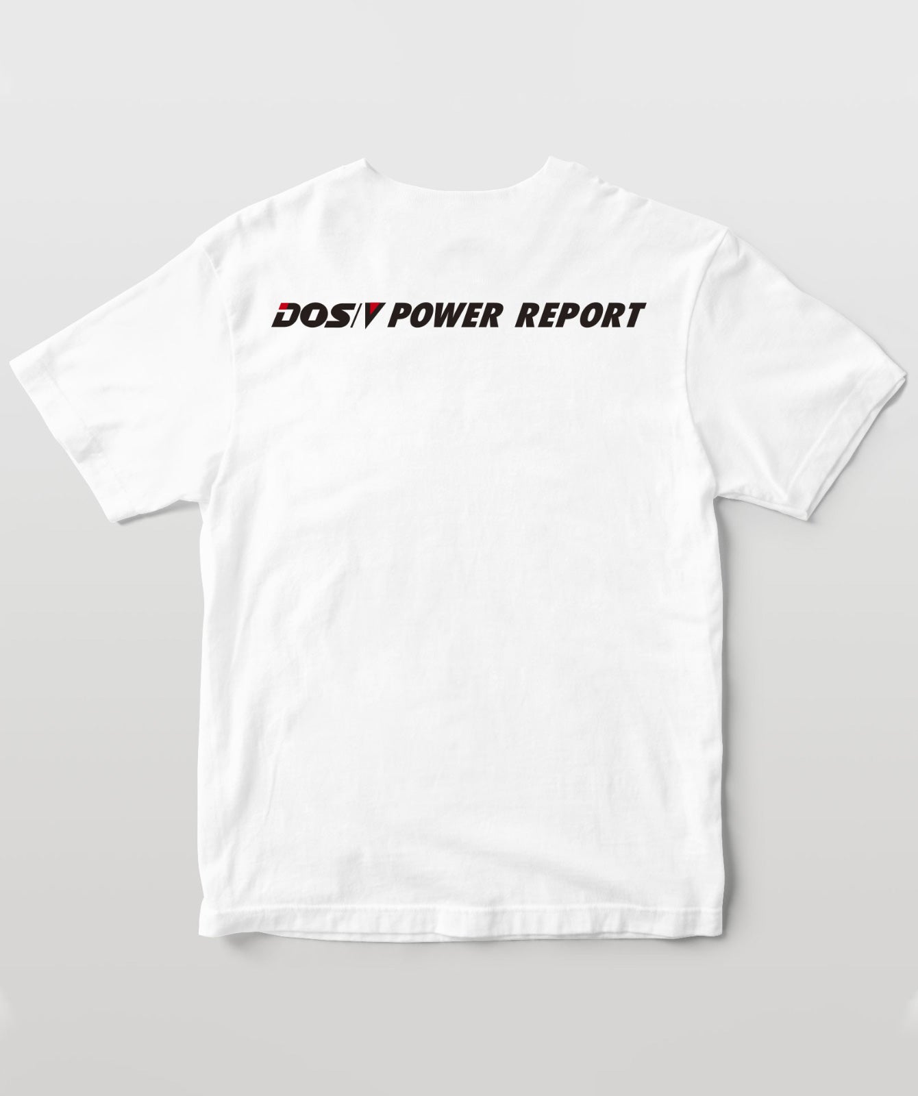 DOS/V POWER REPORT ロゴT ホワイト＆ブラック