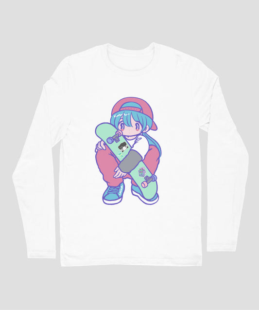 「にゅースケーターガール」 / 微々子(ロンT)