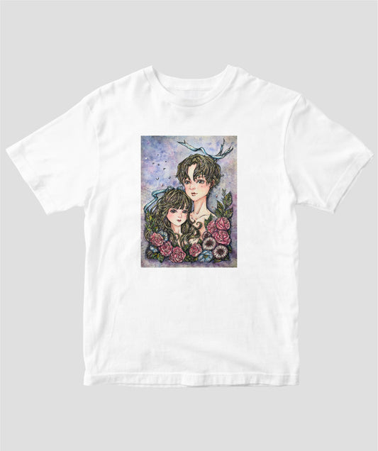 『with』消しゴムはんこ印影 / Chidoriashi-han