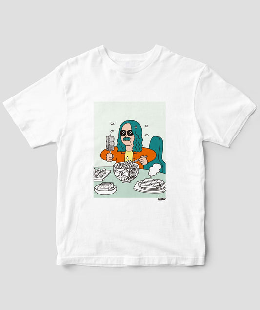 ギター・マガジン×朝野ペコ『ギター・コード飯バイキング』Tシャツ Type B