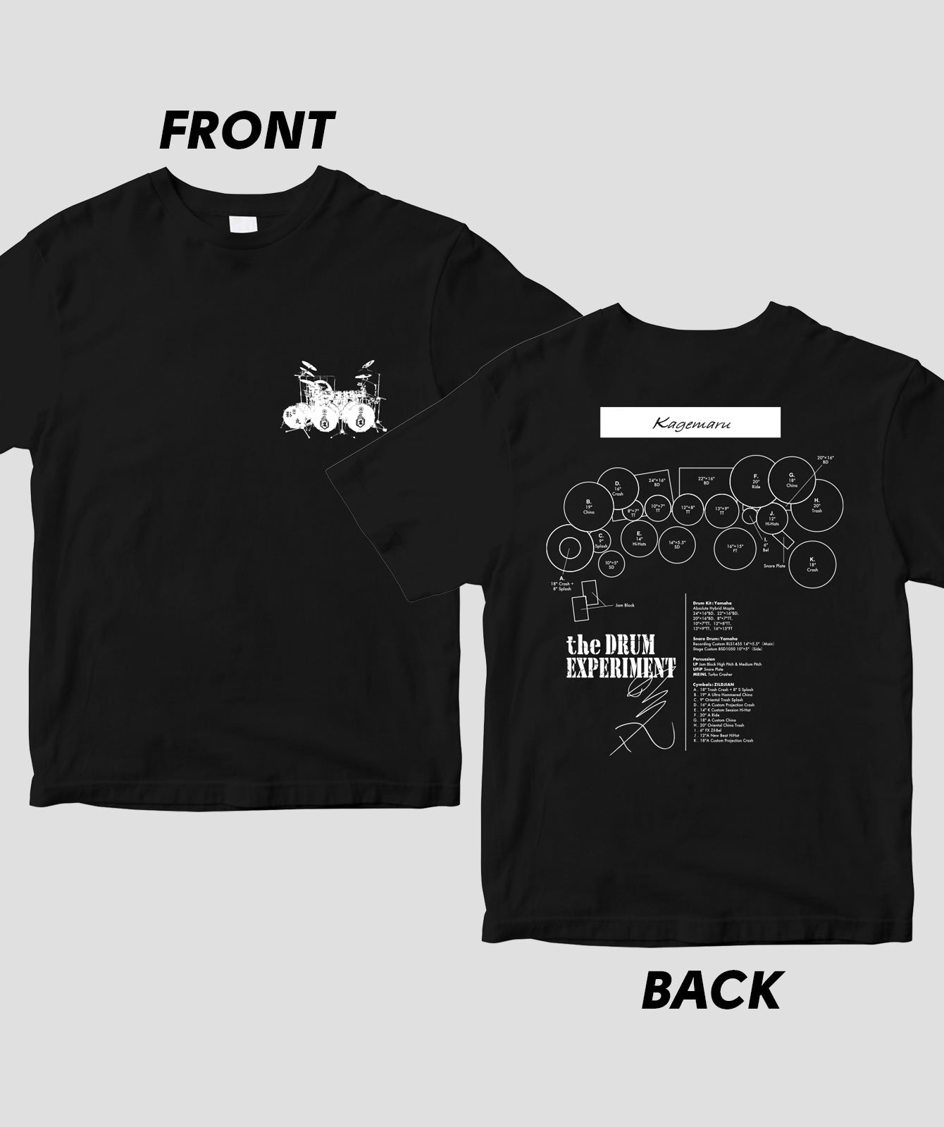 真天地開闢集団-ジグザグ- Tシャツ・アクキーセット - ミュージシャン