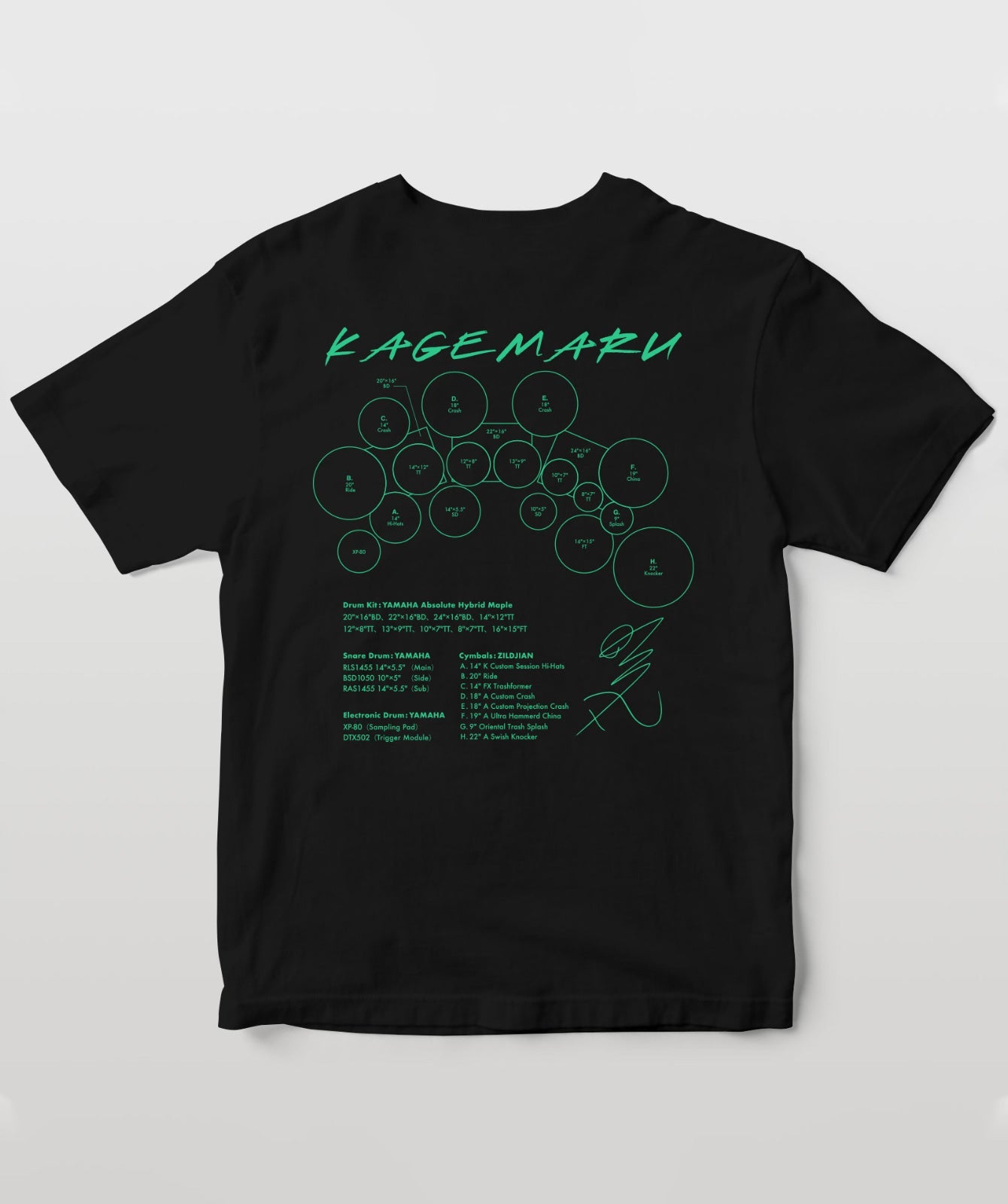 真天地開闢集団-ジグザグ- Tシャツ・アクキーセット - ミュージシャン