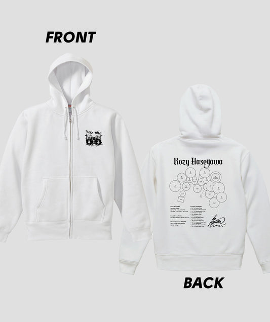 Drummer's Set Up Vol.03 長谷川 浩二 “Hoodie”