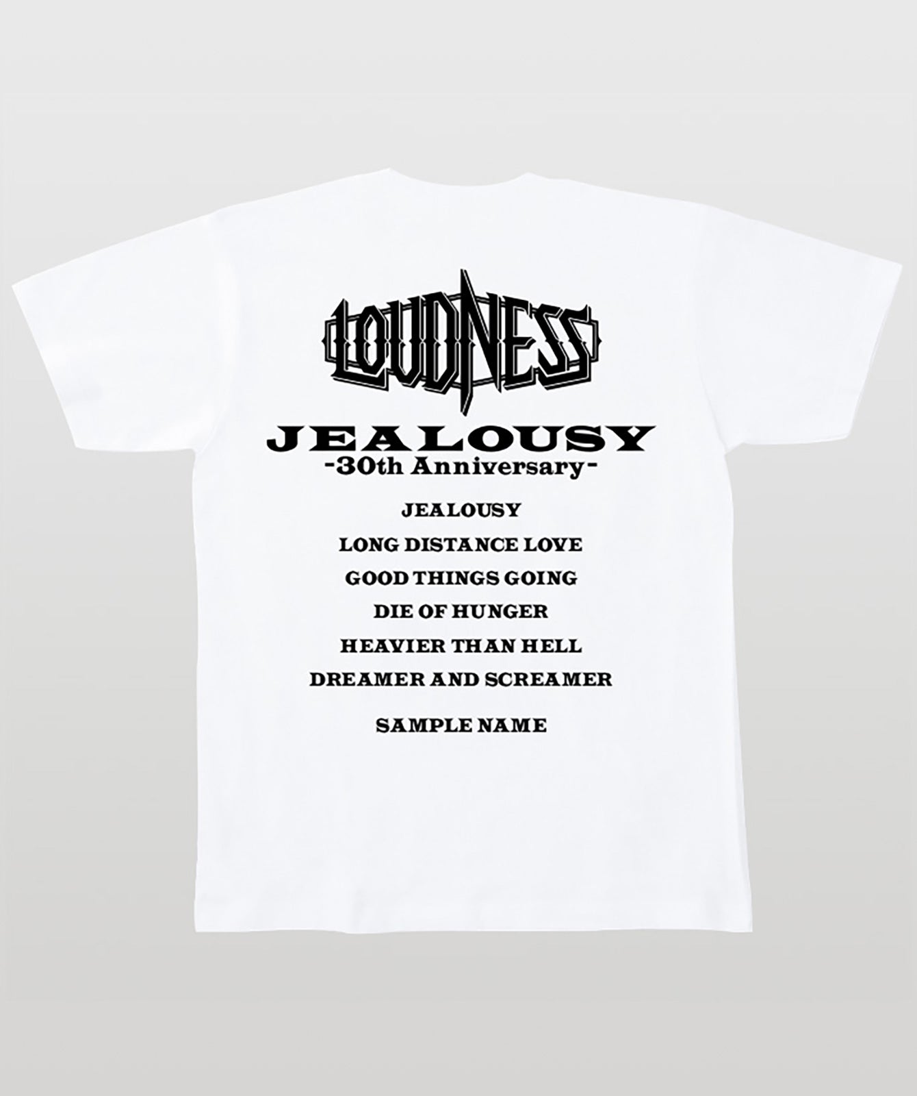 【文字入れ可】『JEALOUSY』30周年記念盤スペシャルTシャツ