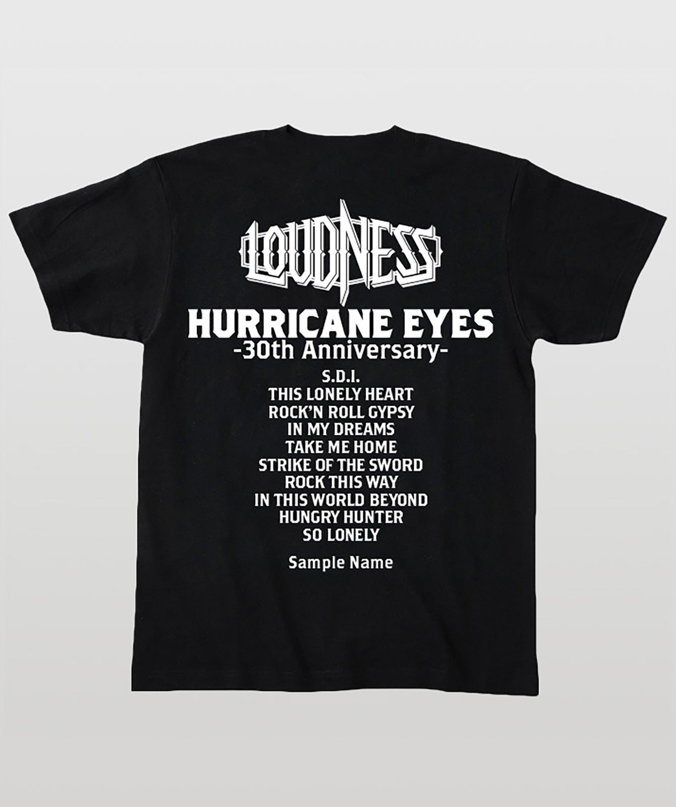 【文字入れ可】『HURRICANE EYES』30周年記念盤スペシャルTシャツ