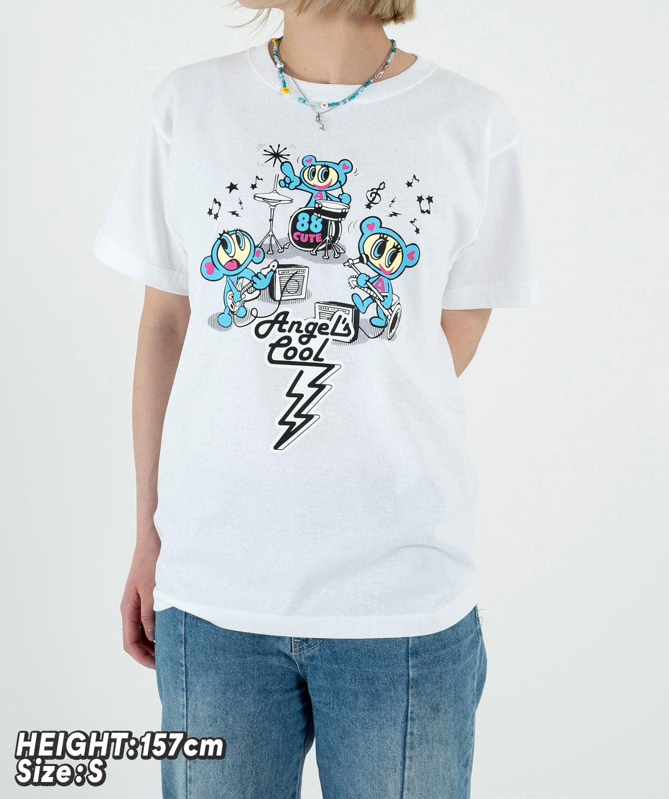 希少☆エンジェルブルー ナカムラくん Tシャツ M レトロ-