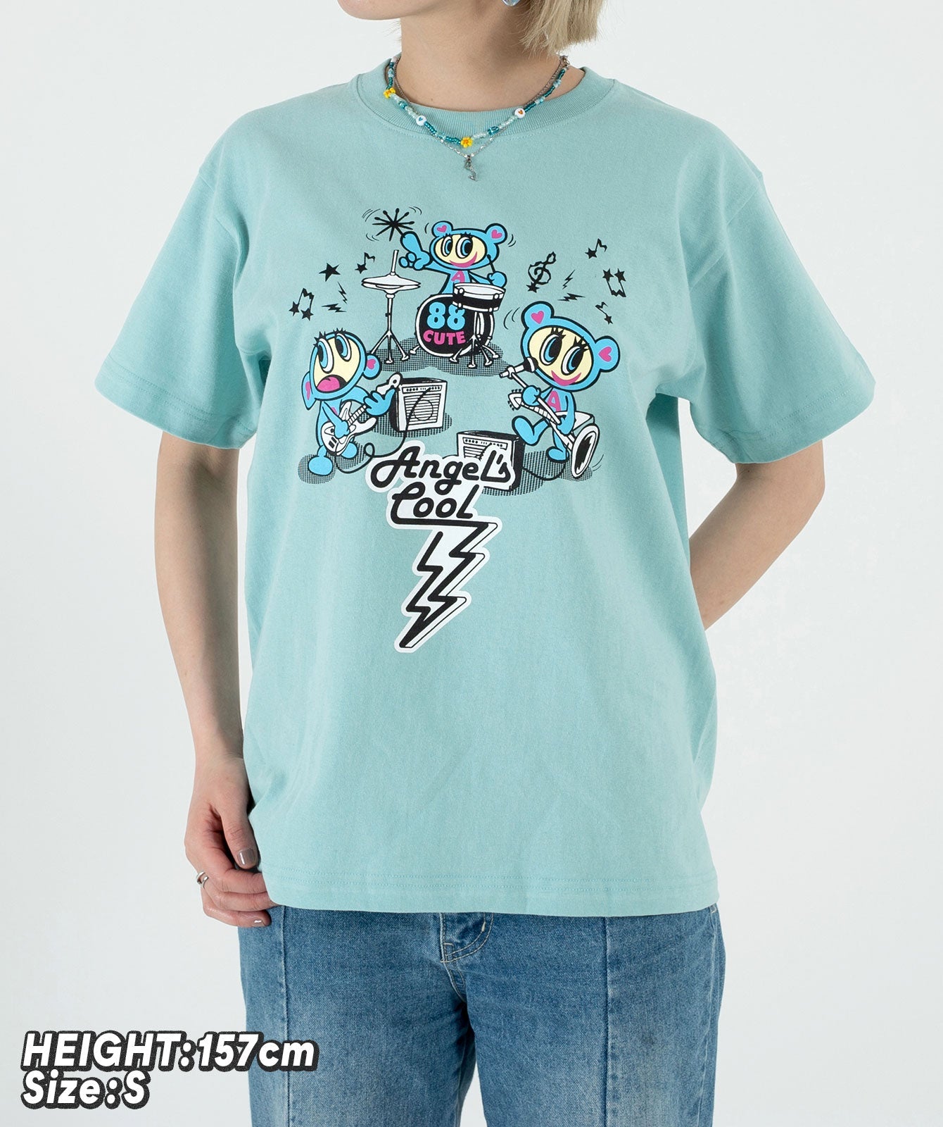 希少★エンジェルブルー　ナカムラくん　Tシャツ　M レトロ