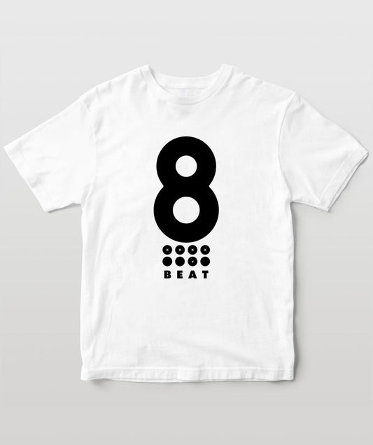 リズム・パターン Tシャツ “8 Beat”