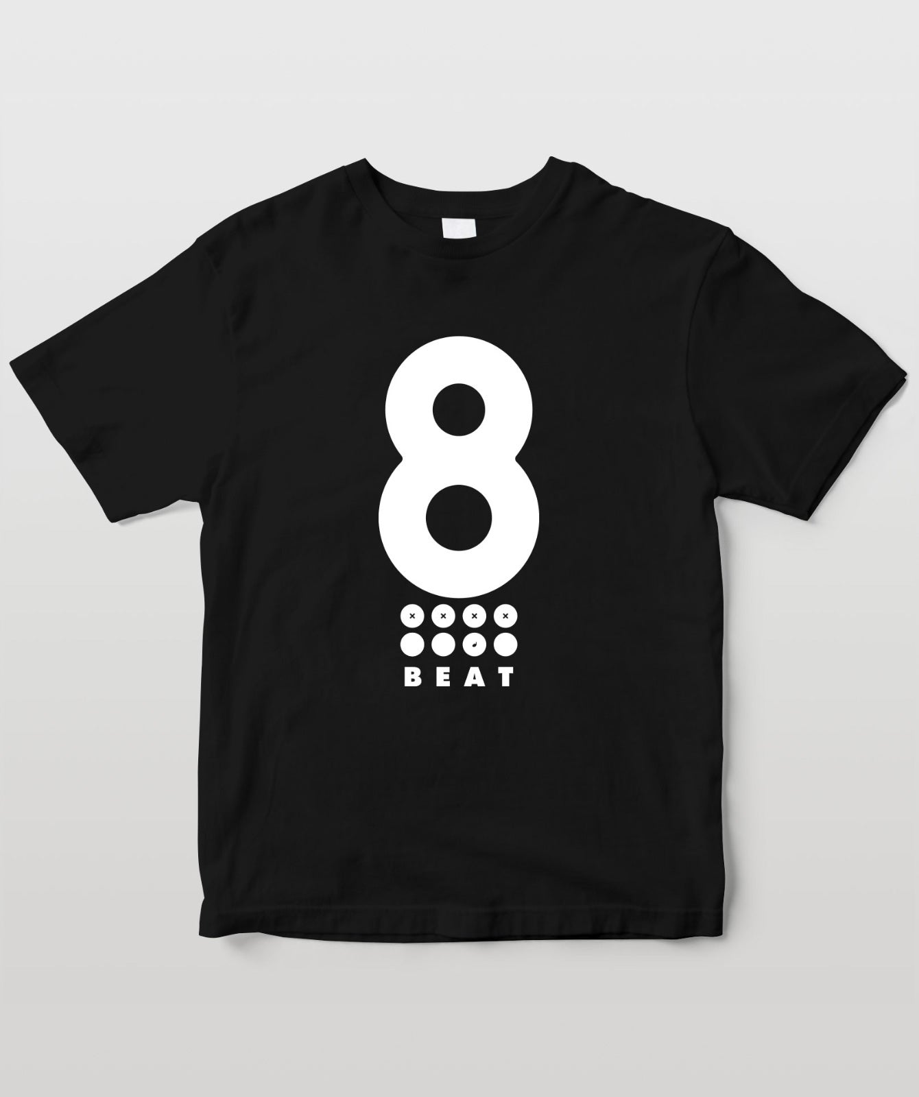 リズム・パターン Tシャツ “8 Beat”