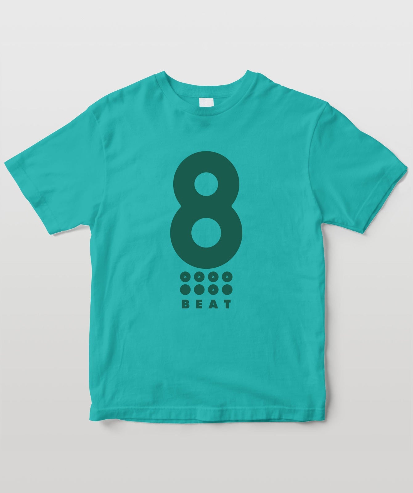 リズム・パターン Tシャツ “8 Beat”