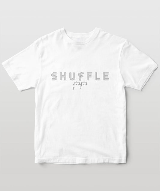 リズム・パターン Tシャツ “Shuffle”