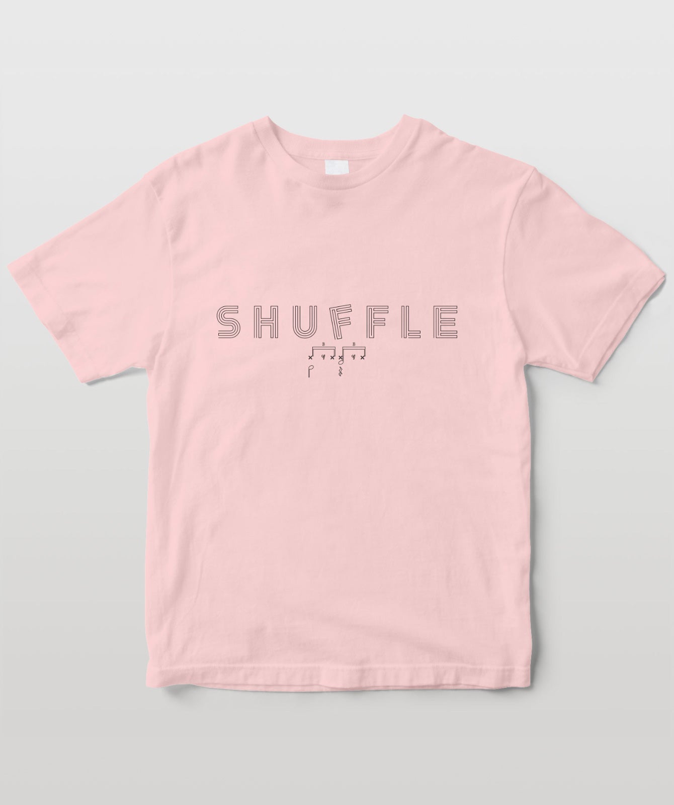 リズム・パターン Tシャツ “Shuffle”