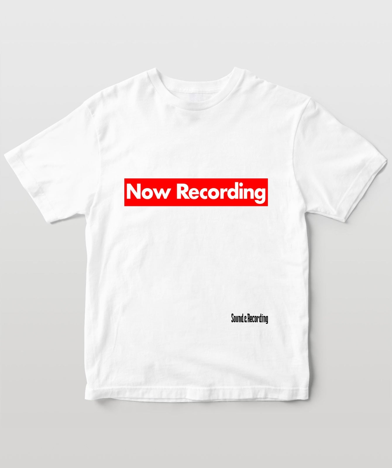Now Recording Tシャツ