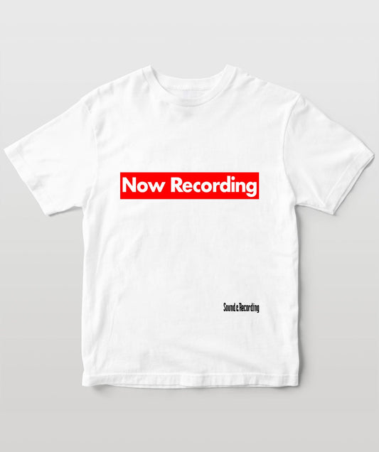 Now Recording Tシャツ
