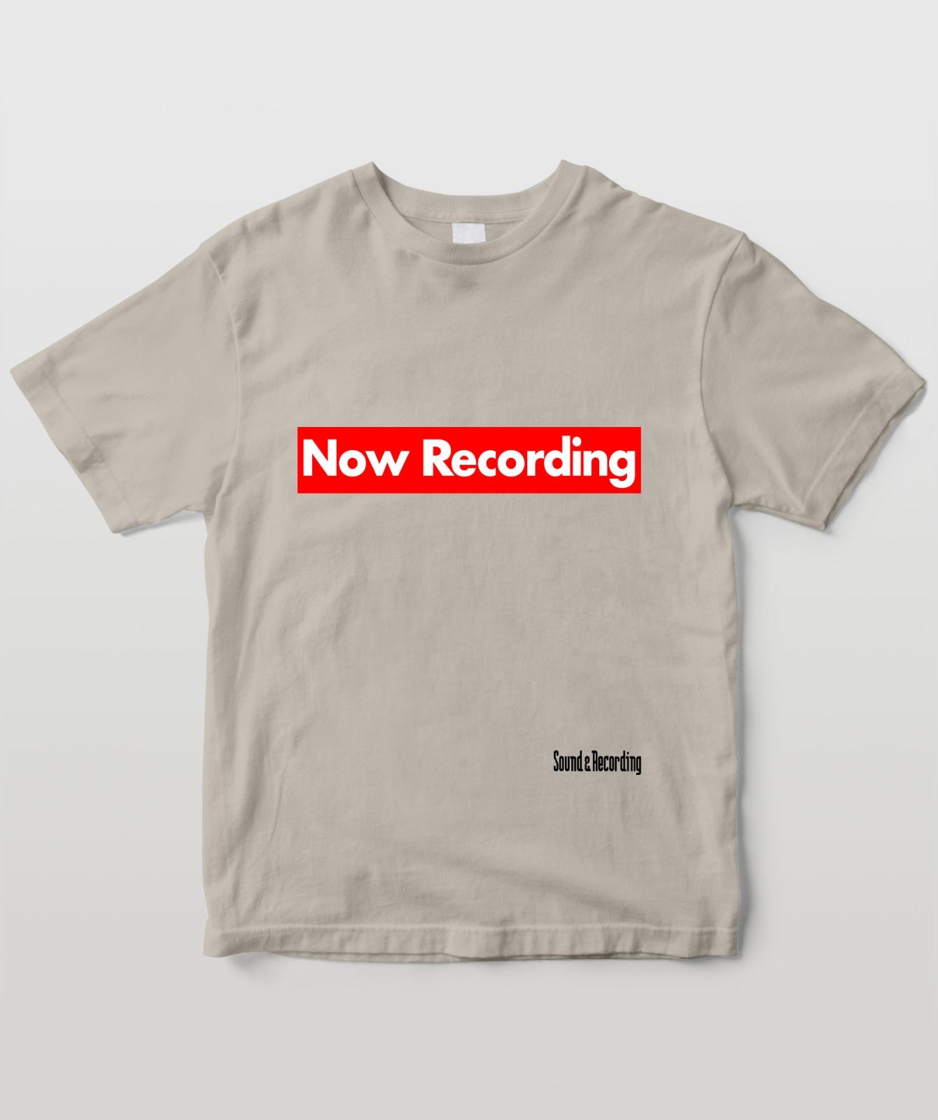 Now Recording Tシャツ