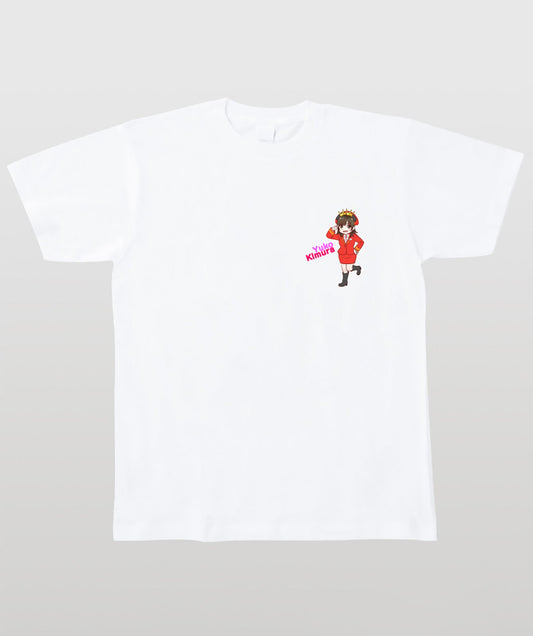 鉄旅タレント木村裕子Tシャツ 完乗女王イラスト Type B