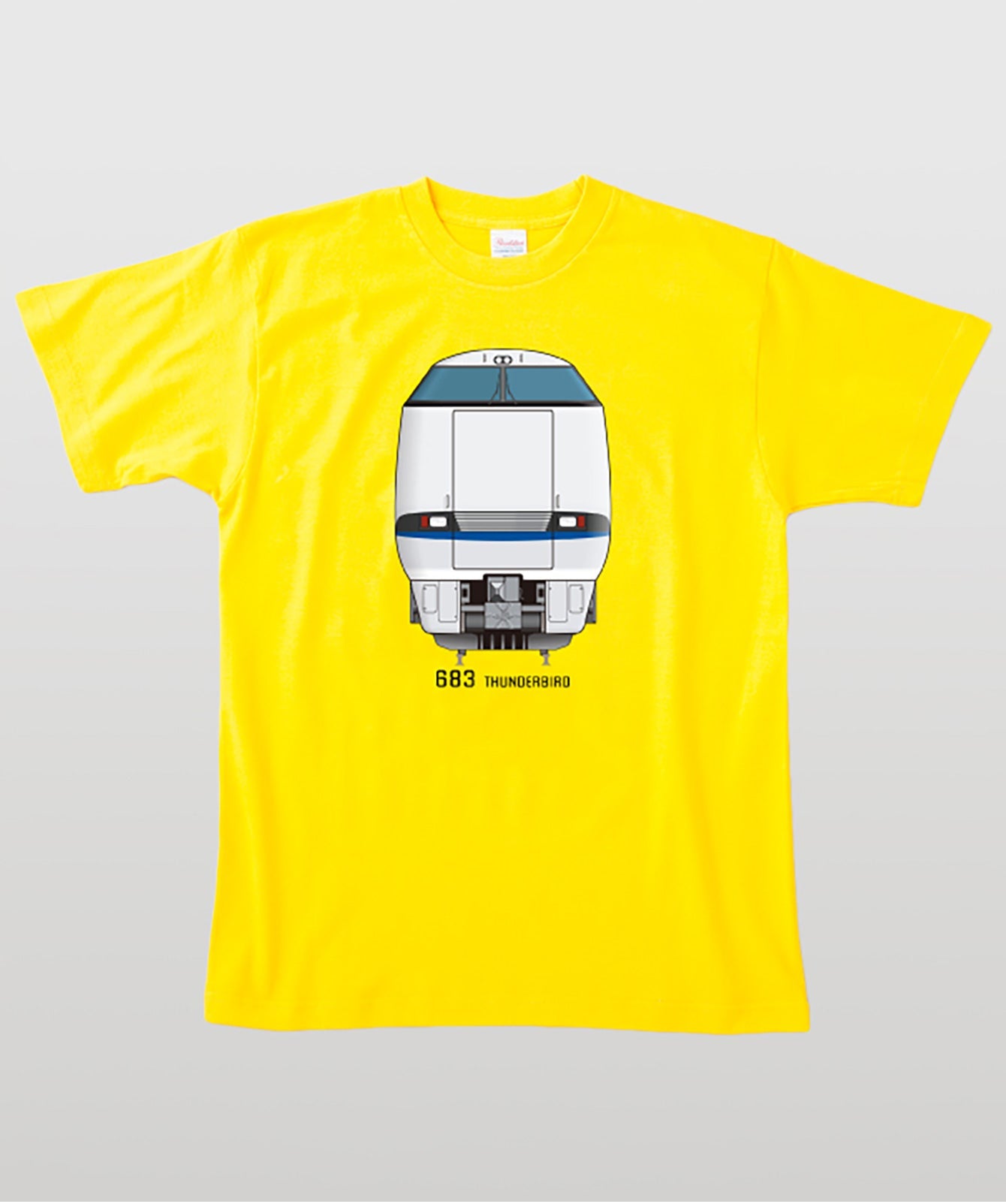 電車の顔図鑑Tシャツ 683系4000番台サンダーバード Type A