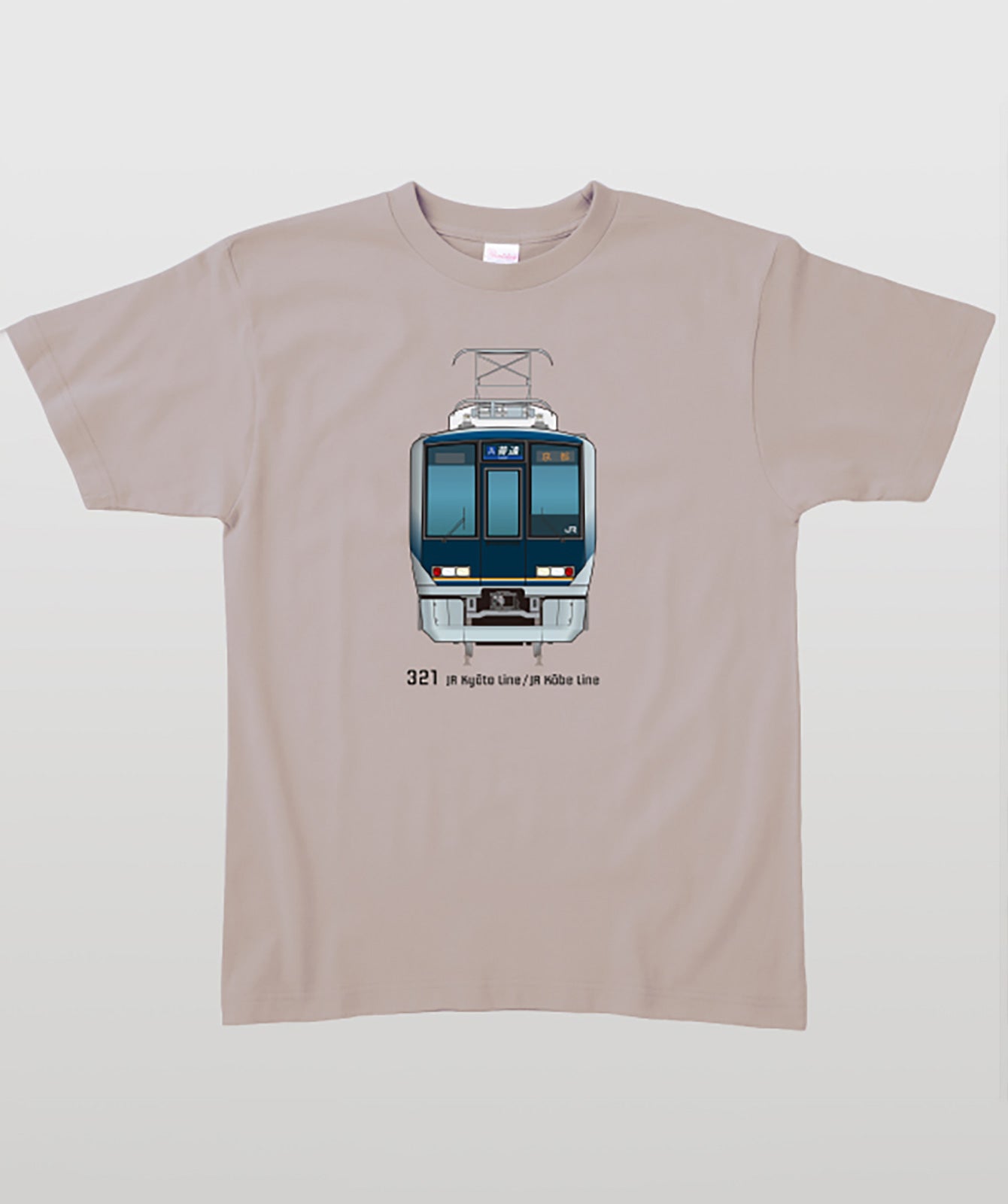 電車の顔図鑑Tシャツ 321系JR京都線/JR神戸線 Type A