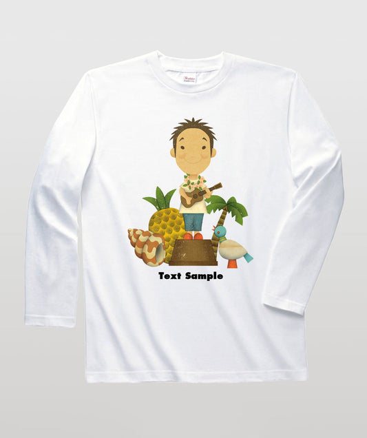 ■文字入れ可■ オリジナルカバーイラスト長袖Tシャツ Vol.3