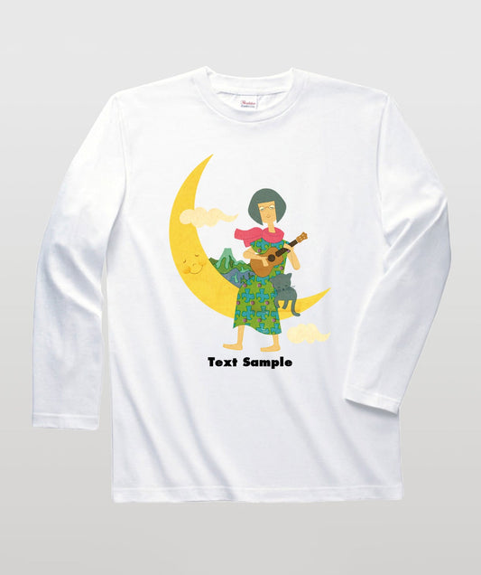 ■文字入れ可■ オリジナルカバーイラスト長袖Tシャツ Vol.4