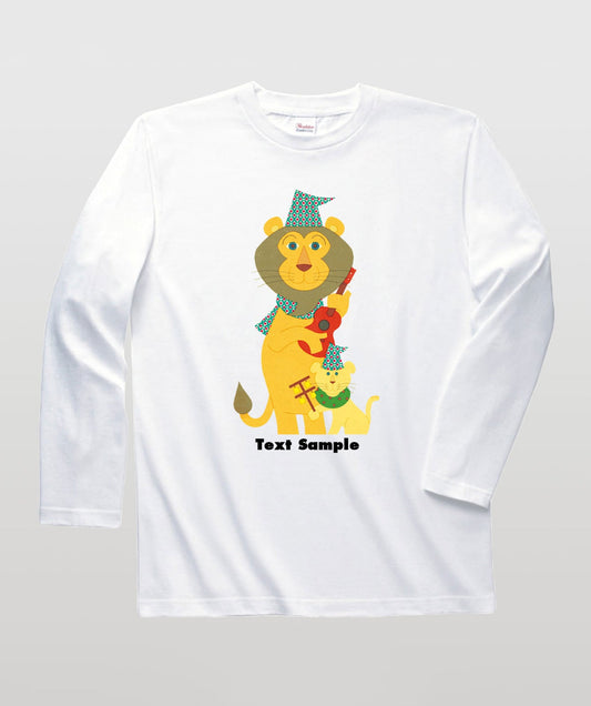 ■文字入れ可■ オリジナルカバーイラスト長袖Tシャツ Vol.12