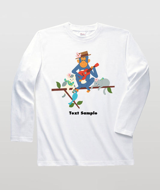 ■文字入れ可■ オリジナルカバーイラスト長袖Tシャツ Vol.17