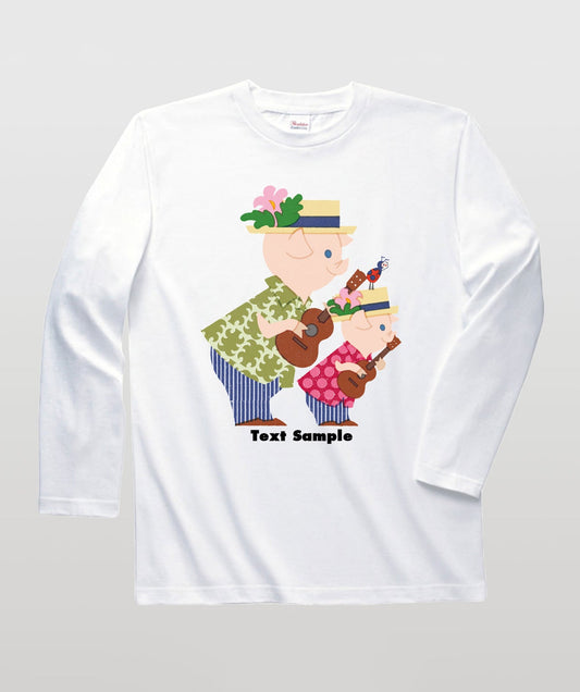 ■文字入れ可■ オリジナルカバーイラスト長袖Tシャツ Vol.19