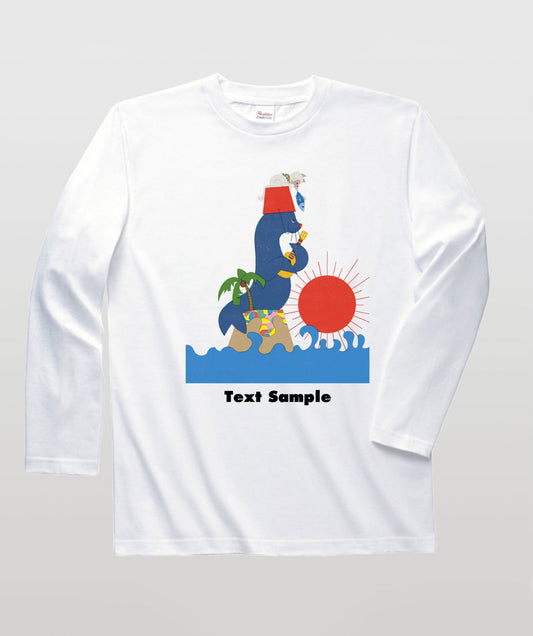 ■文字入れ可■ オリジナルカバーイラスト長袖Tシャツ Vol.23