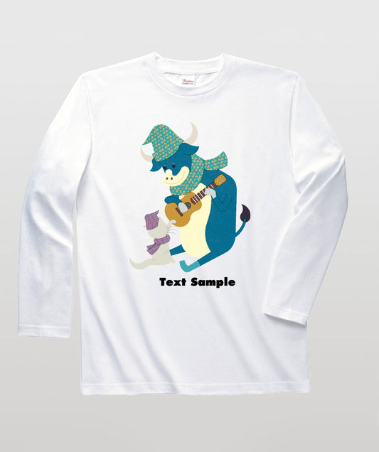 ■文字入れ可■ オリジナルカバーイラスト長袖Tシャツ Vol.24