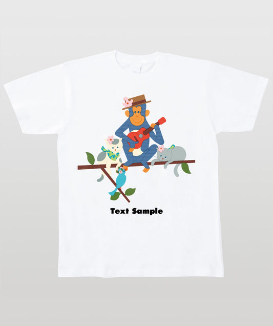 ■文字入れ可■ オリジナルカバーイラストTシャツ Vol.17