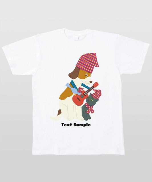 ■文字入れ可■ オリジナルカバーイラストTシャツ Vol.18