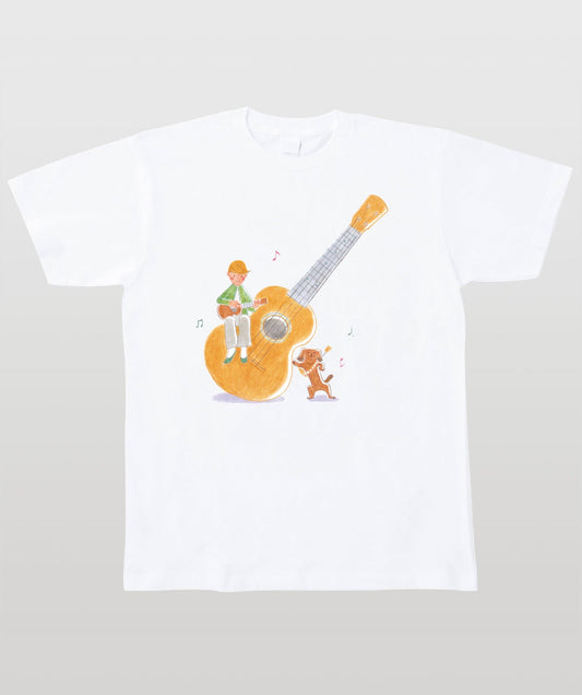 ウクレレ・マガジン 小阪裕子イラストTシャツ Type C